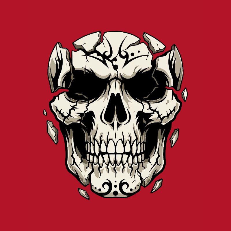 Splintering Skull – Gothic Graphics