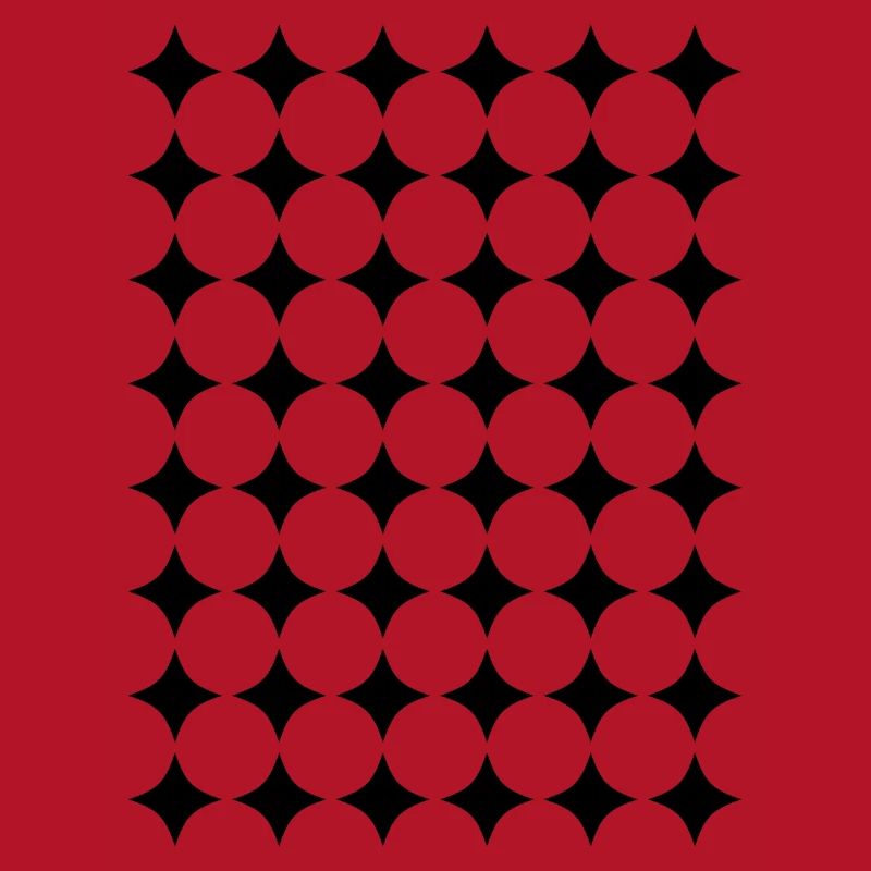 geometric circles pattern grid