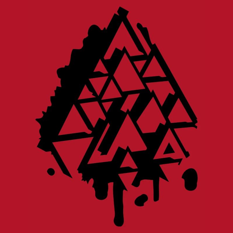 abstract Graffiti Triangle