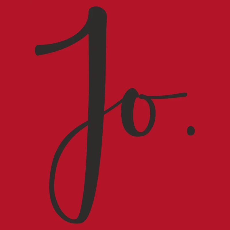 Jo – Conception de texte de lettrage manuel