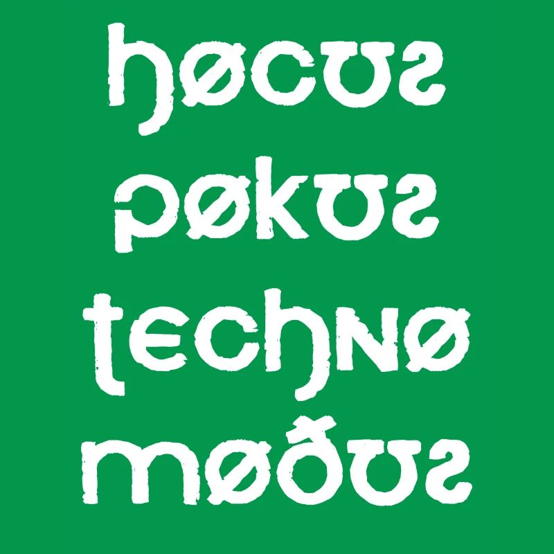 Hocus Pocus Techno Mode Font