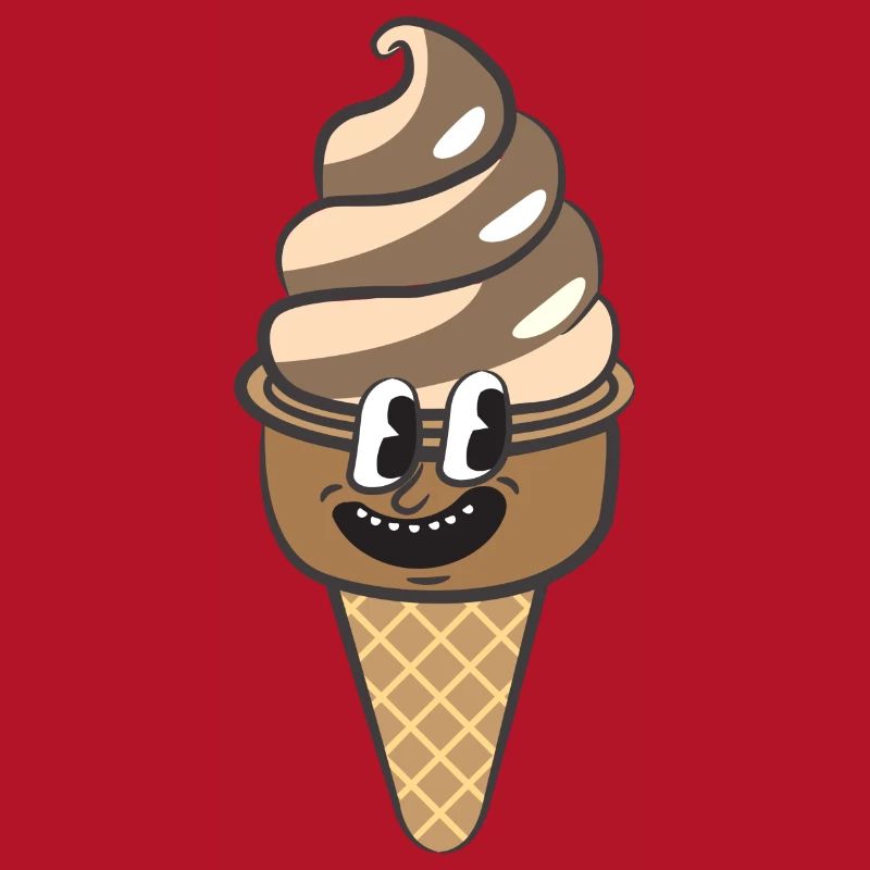 Retro Cartoon Eiscreme