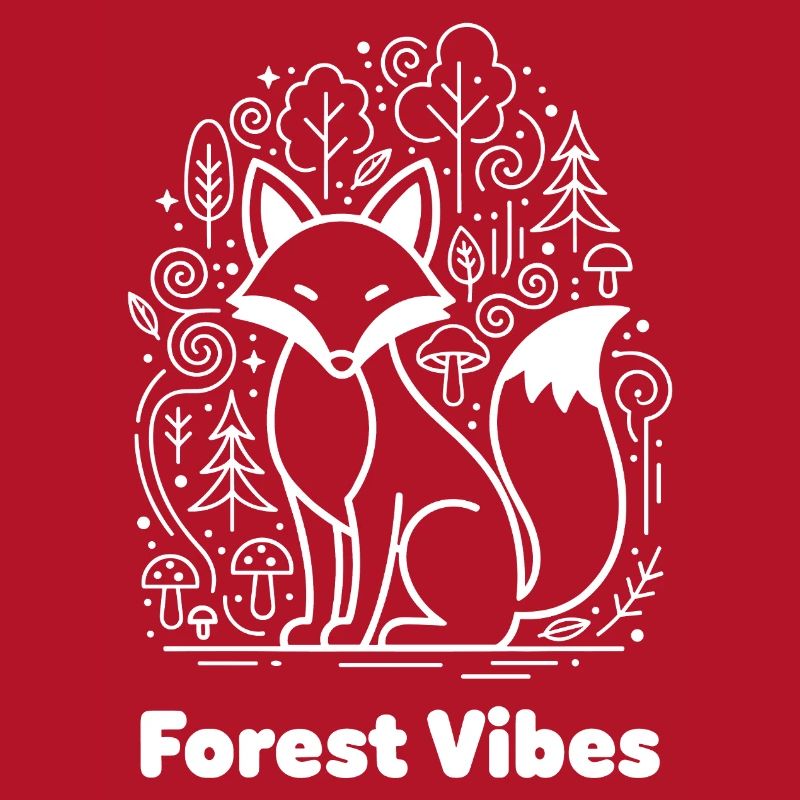 Forest fox in cloud forest