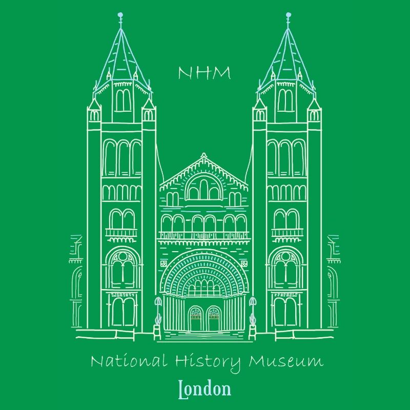Londres, Musée d’histoire naturelle NHM, Dessin, Royaume-Uni