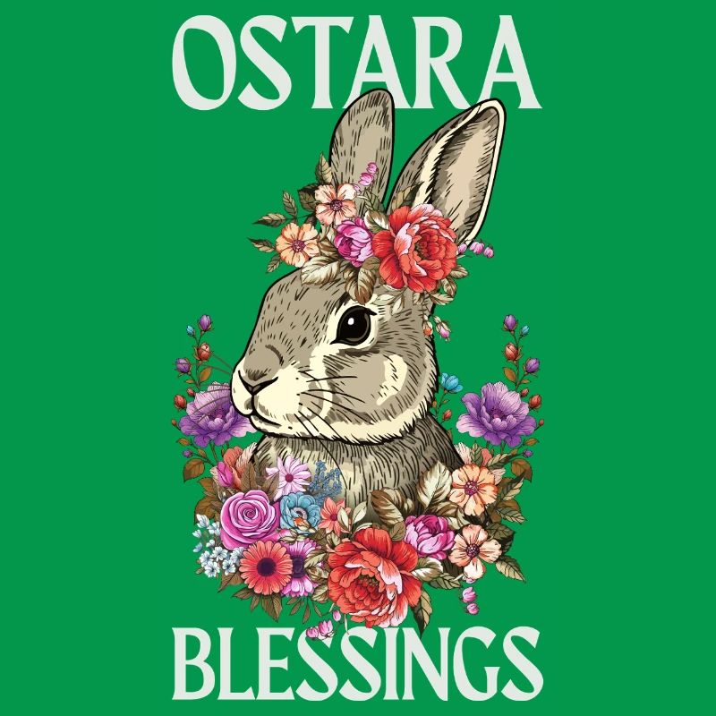 Ostara Blessings Happy Easter Rabbit
