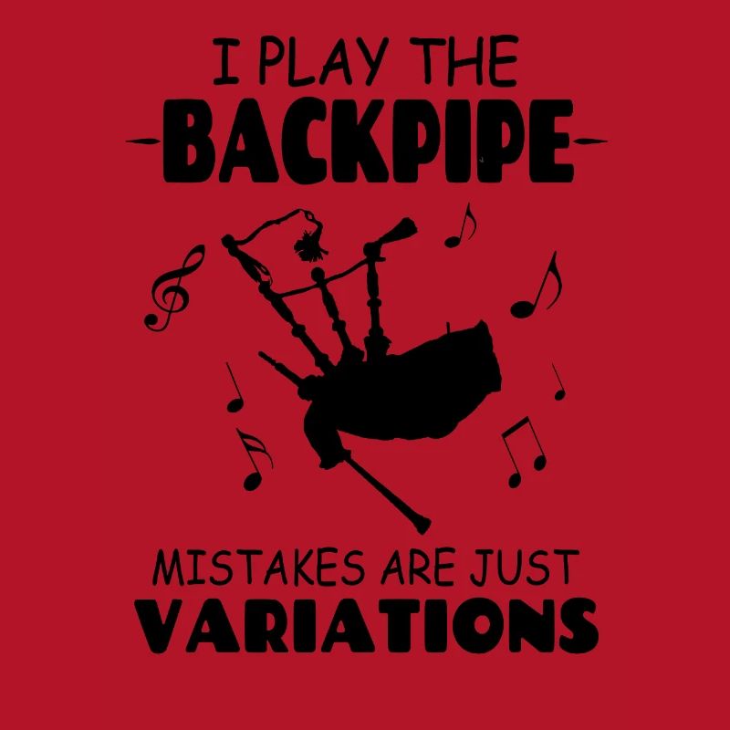 Ich spiele The Backpipe Errors sind nur Variationen