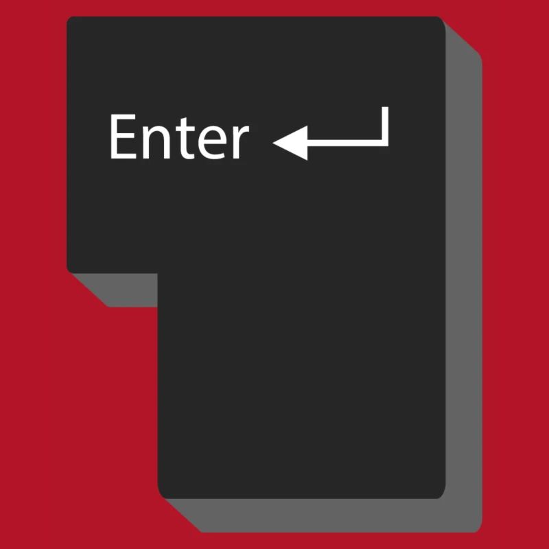 Enter button computer gift idea