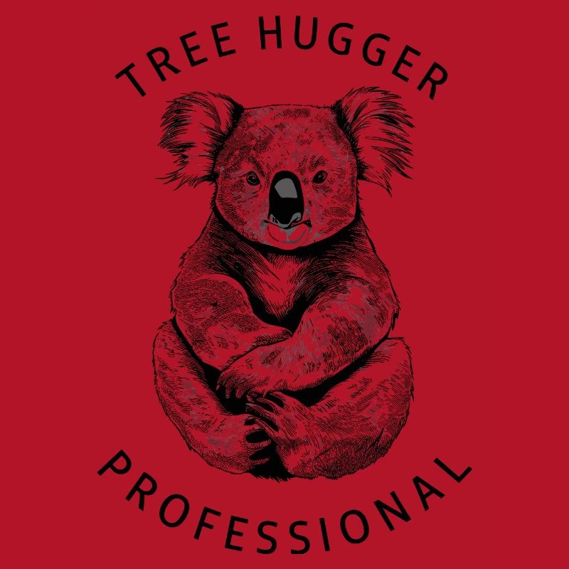 Professional Tree Hugger - Minimalist Koala