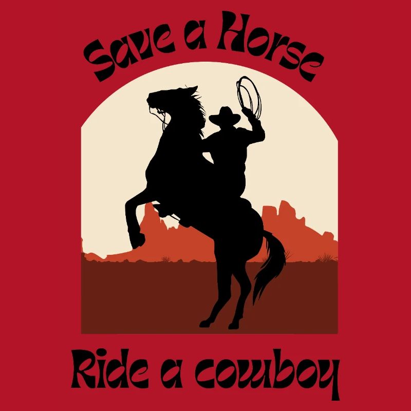 Saddle Heroes Western Silhouette