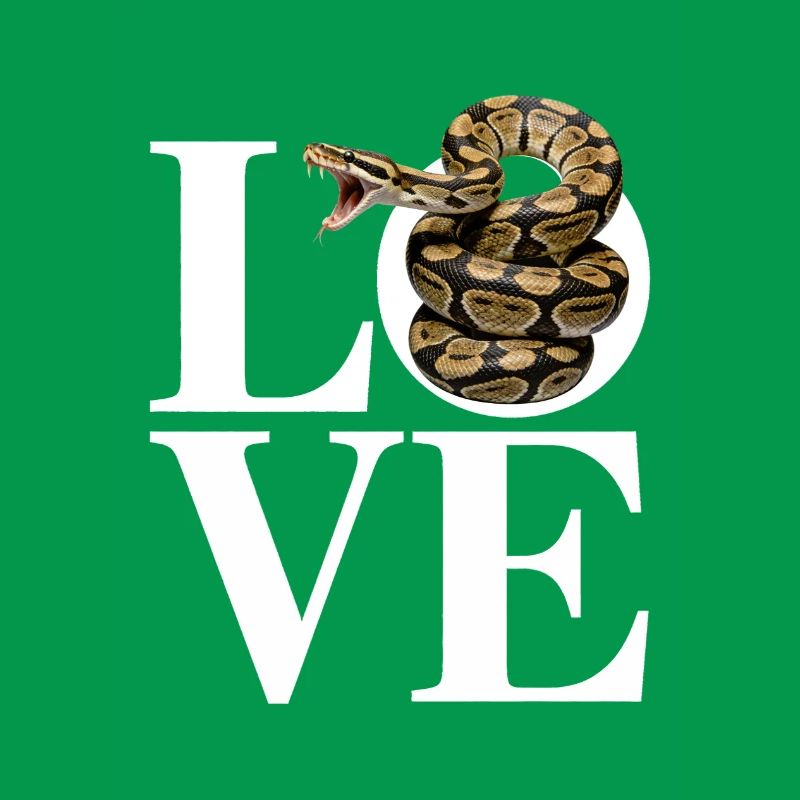 Königspython Schlangen LOVE Terrarium Python