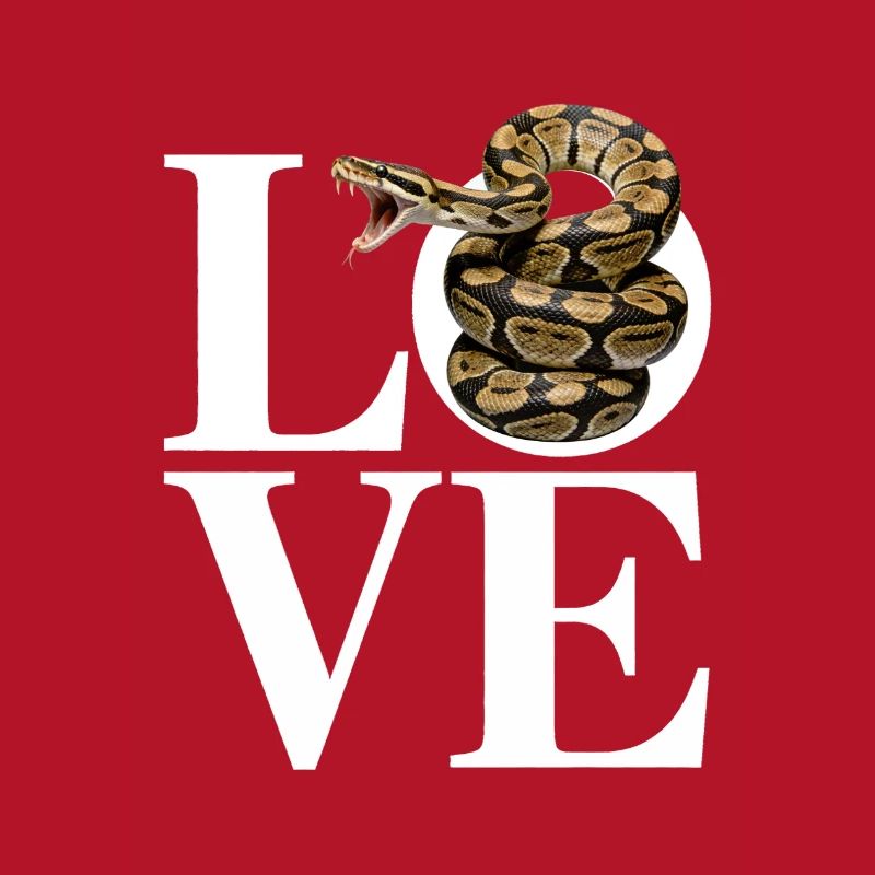 Les serpents rois Python ADORENT les pythons de terrarium