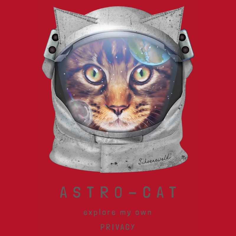 | de chat de l’espace Chat astronaute dans l’espace