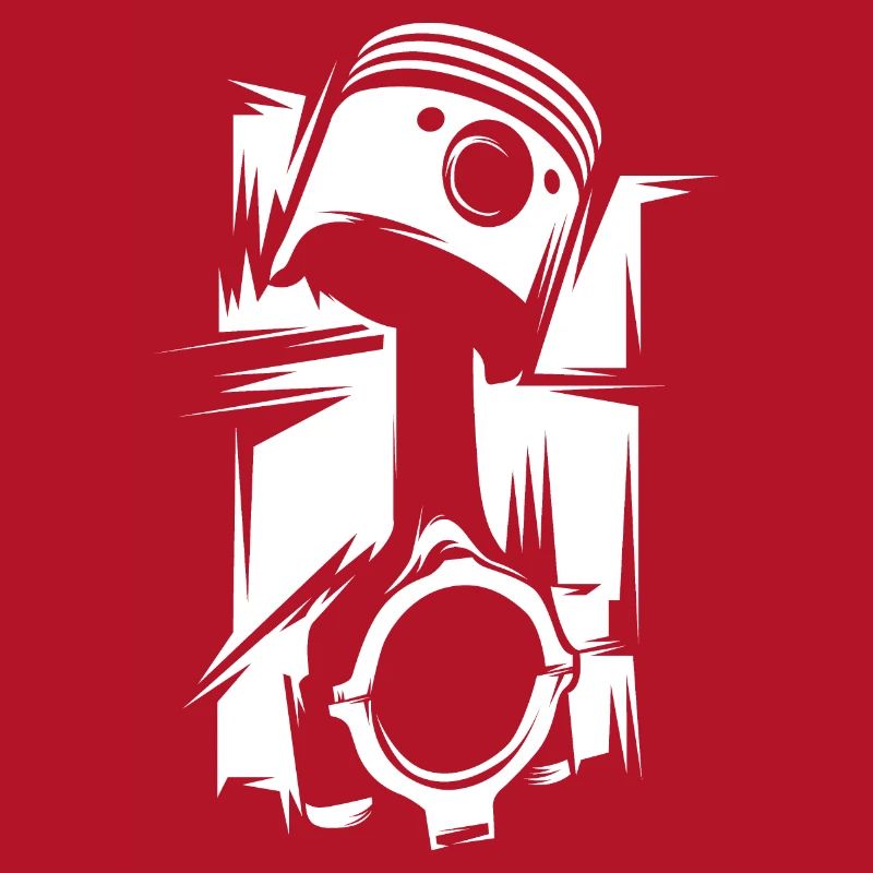 Piston illustration tuning engines workshop icon