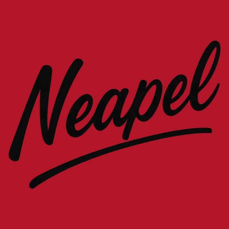 Neapel Script Schriftzug