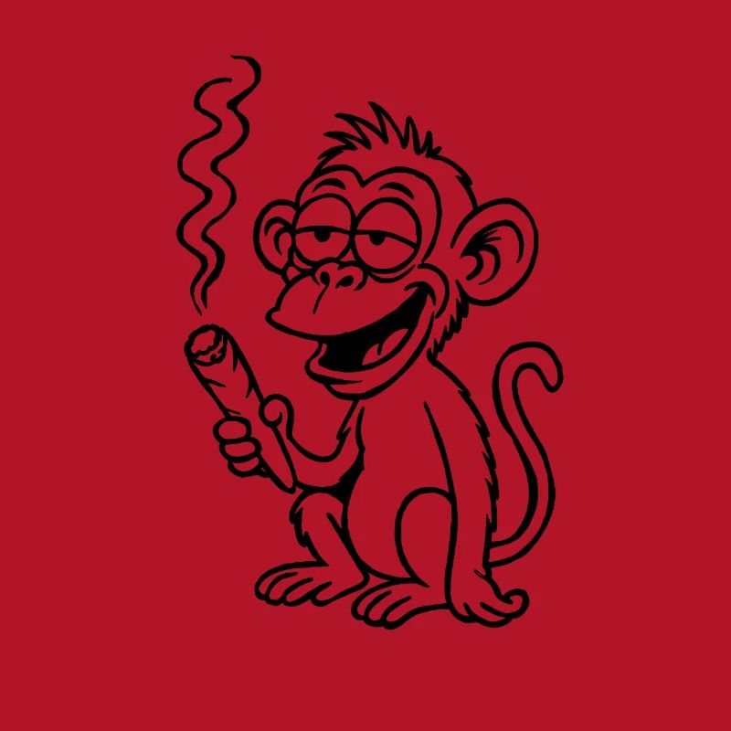 Der Affe peilt ein bisschen anders