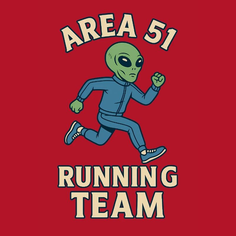 Conception de l'équipe de course extraterrestre de la zone 51