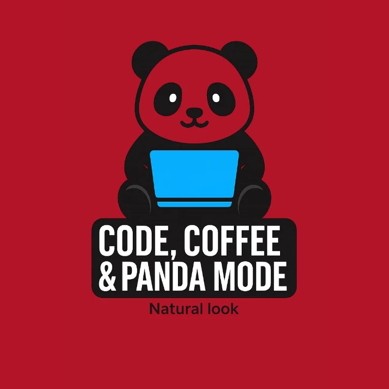 Code, café et style panda
