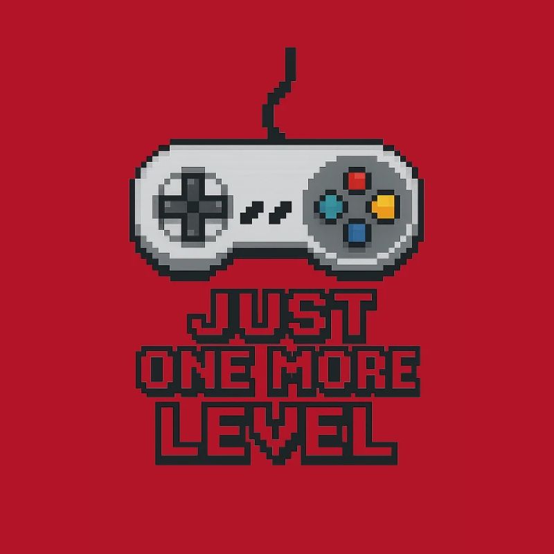 Pixel Neon Game Controller Design