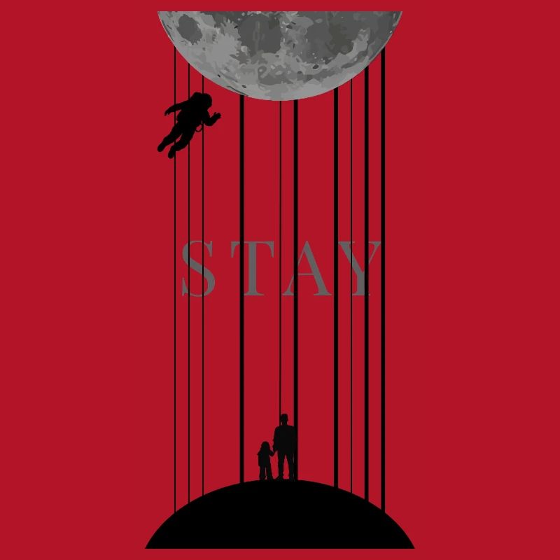 Weltall Interstellar mit Morse Code Stay