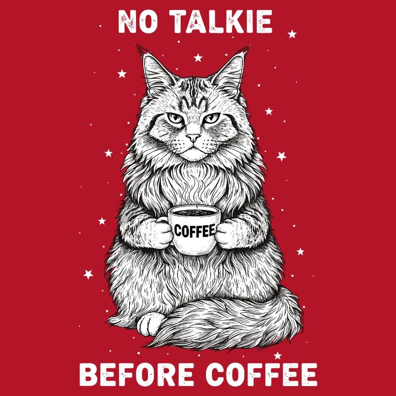Pas de conversation devant un chat amateur de café