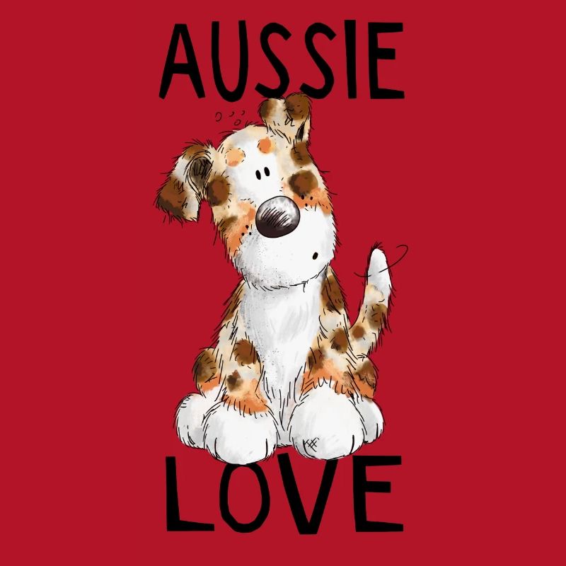 I Love Aussie - Australian Shepherd - Geschenk