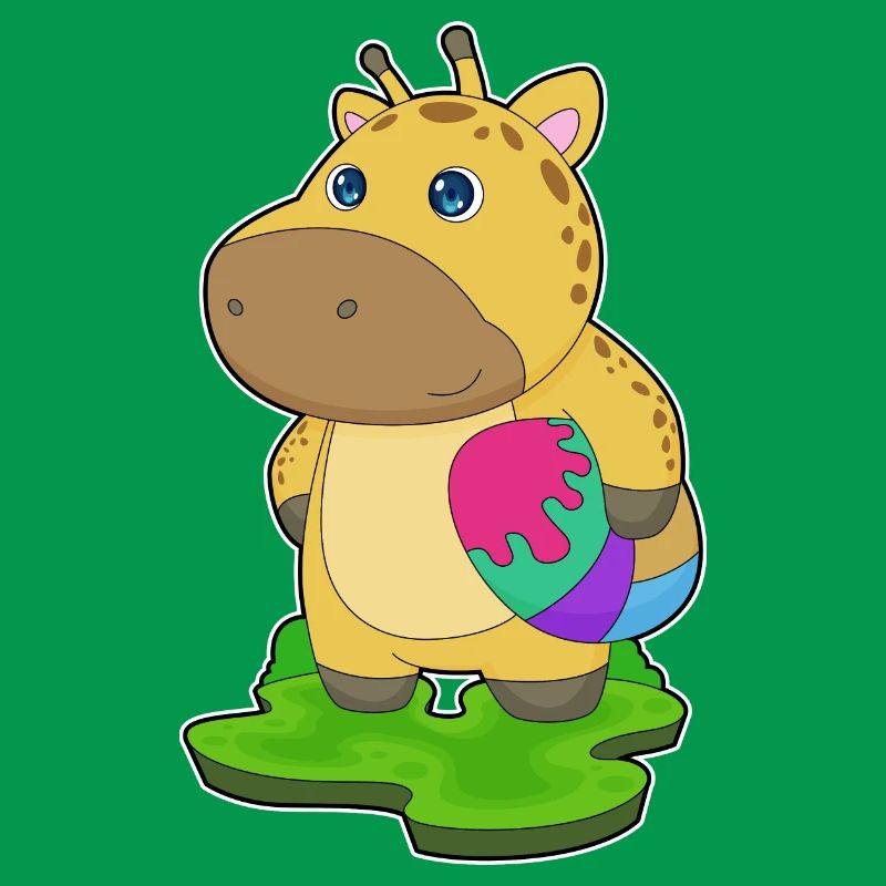 Giraffe Easter Easter Egg