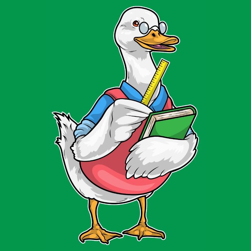 Duck Math Teacher Ruler