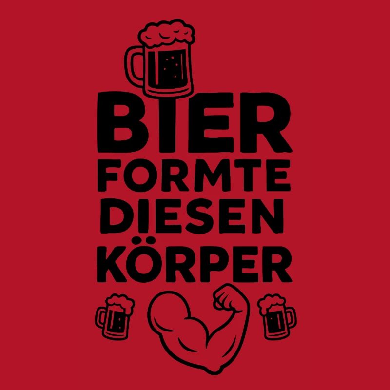 Bier formte diesen Körper