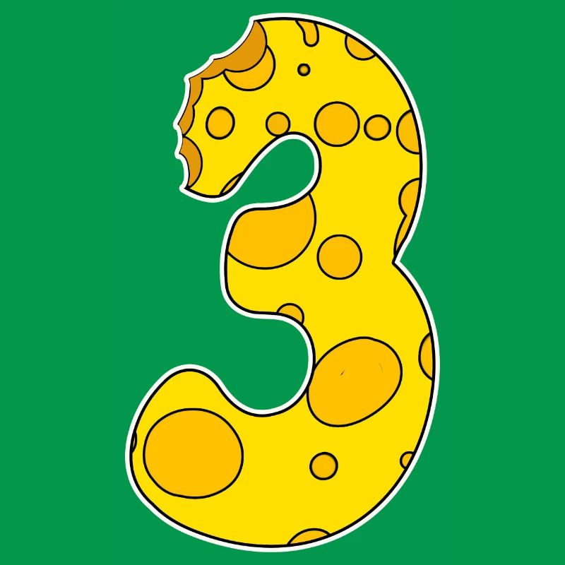 Number 3 - Three - Third