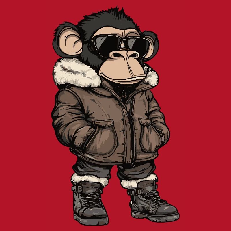 Monkey Cool Winter
