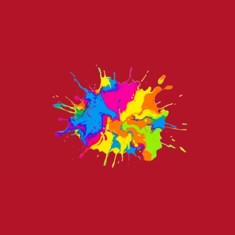 Regenbogenfarbe-Spritzexplosion