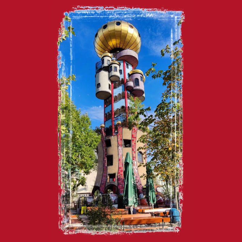 Hundertwasserturm beim Kuchlbauer