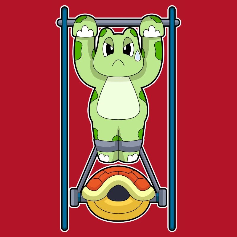 Turtle Bodybuilder Pull-ups Bodybuilding