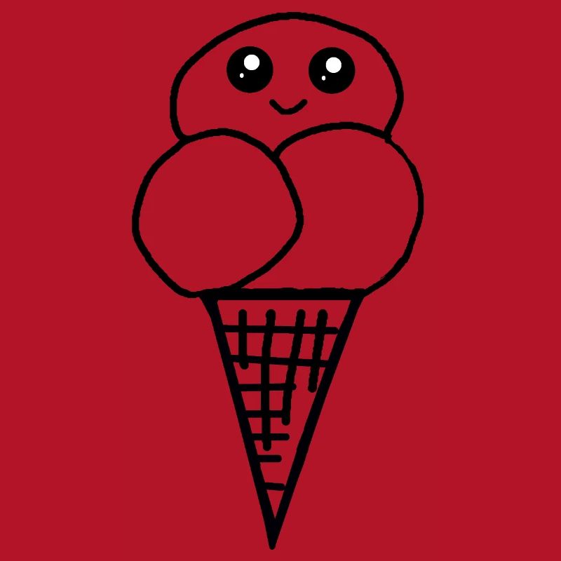 Eis Eiswaffel Eistüte Eiscreme Eiskrem