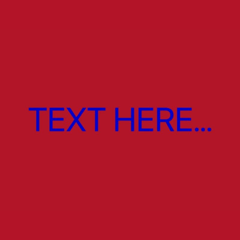 Plain Text Blue Text Print