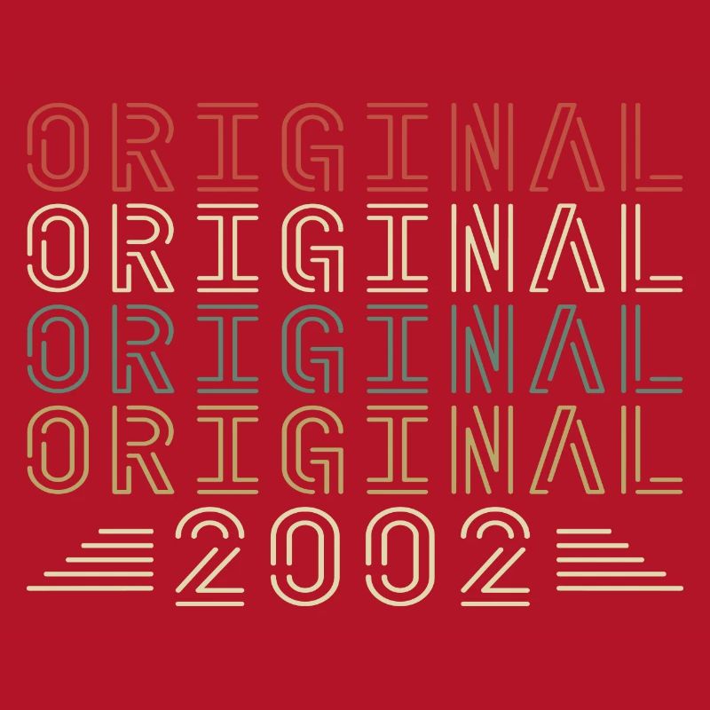 Original 2002 Vintage Retro Geburtstagsgeschenk