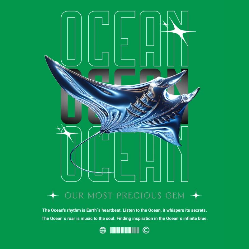 Ocean Manta Kostbarer Schatz