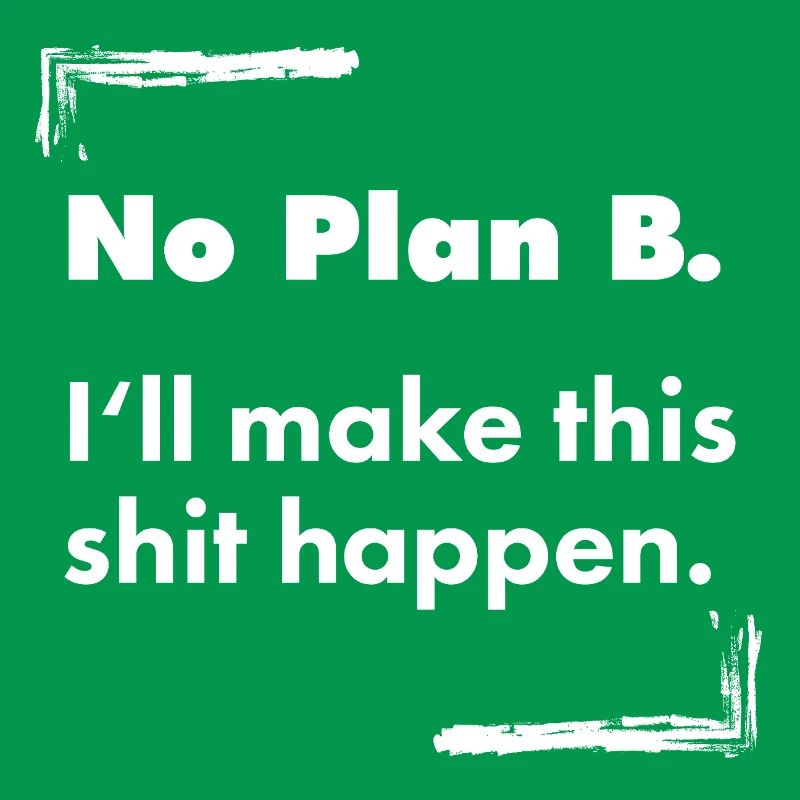 Pas de plan B – Déclaration de faute de frappe en gras détruite