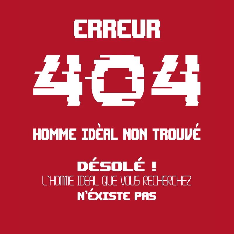 Error 404 Ideal Man Not Found