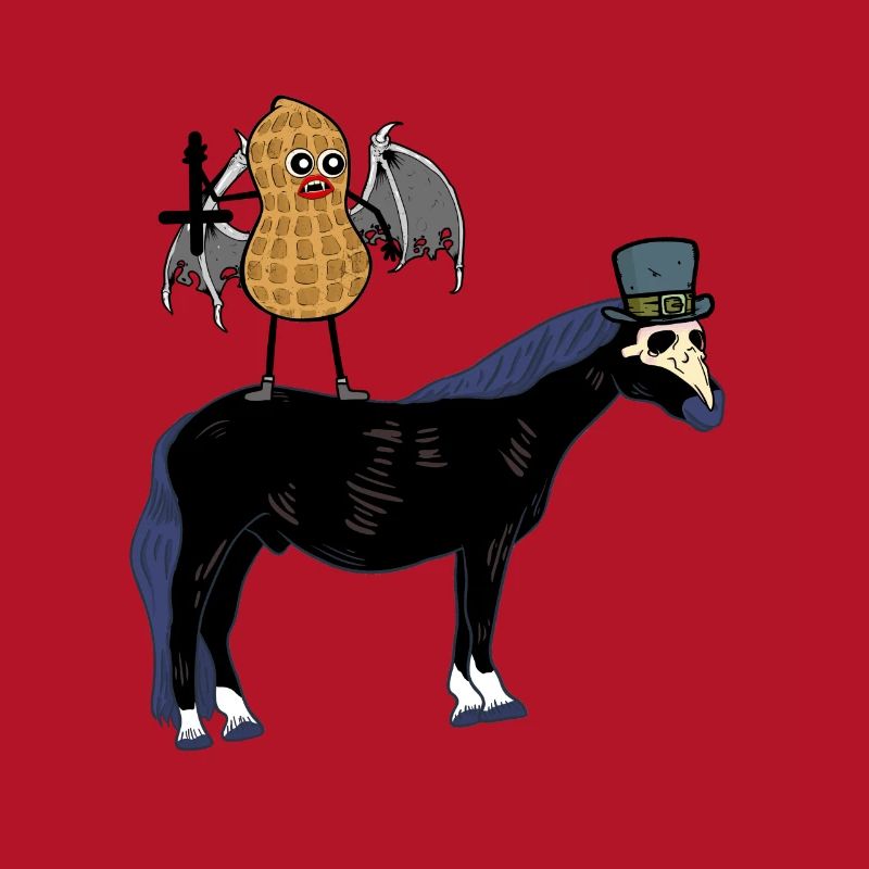 Halloween Vampire Cacahuète Cheval Noix d’Inde