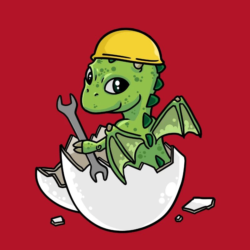 Dino Craftsman Eggshell Tool Car Workshop