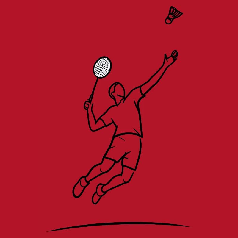 Badminton-Sprungheld