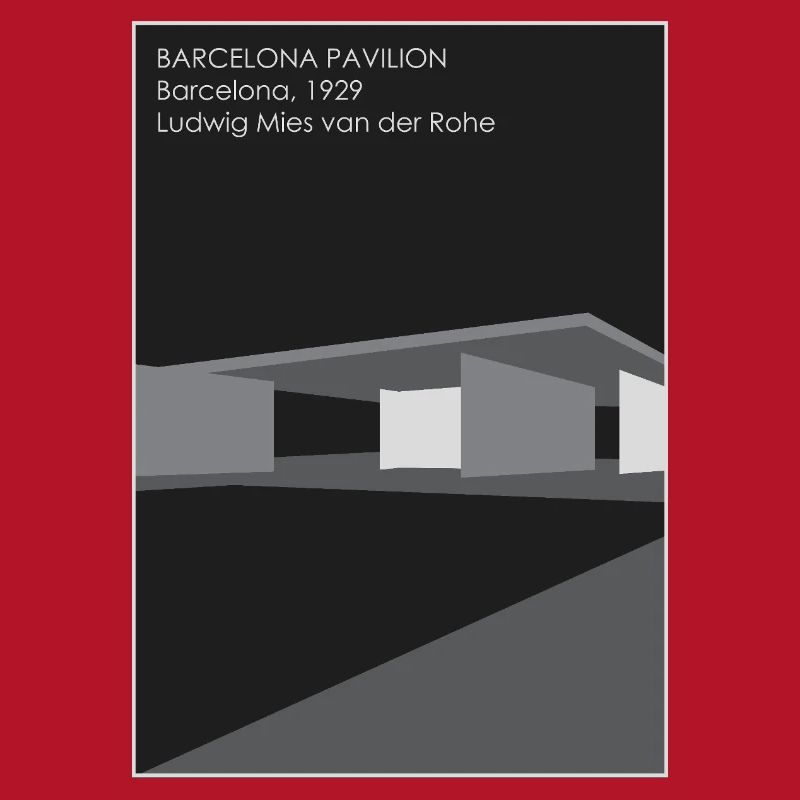 Architecture moderne : Pavillon de Barcelone