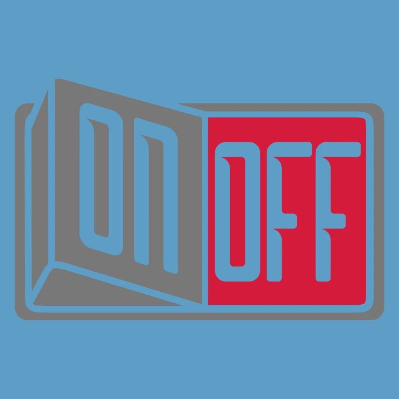 button off on switch button turn off