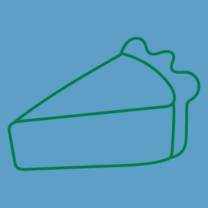 Ein einziges Stück Kuchen