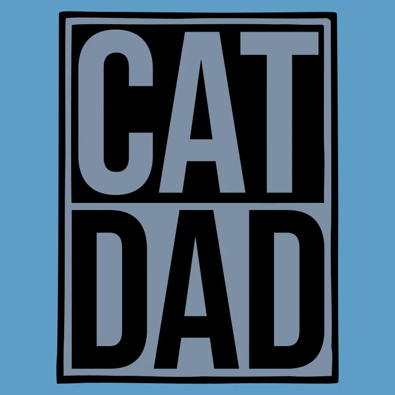 Shield Cat Dad Logo