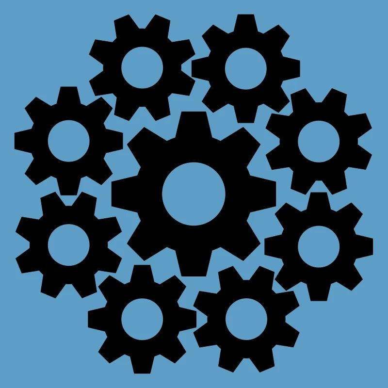 cool circle round pattern mechanical worker engineering
