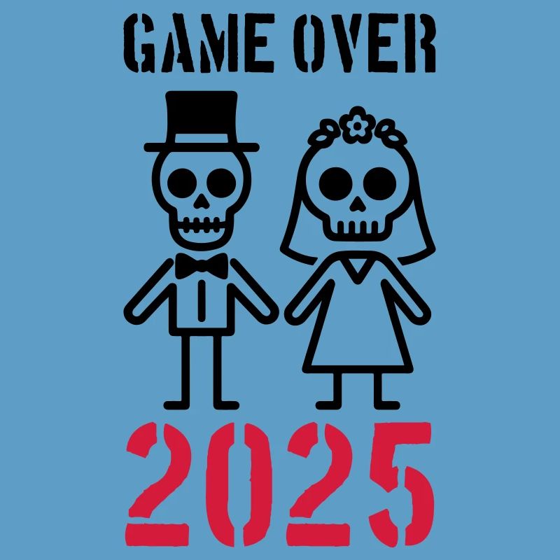 Game Over 2025 Hochzeit Ehepaar