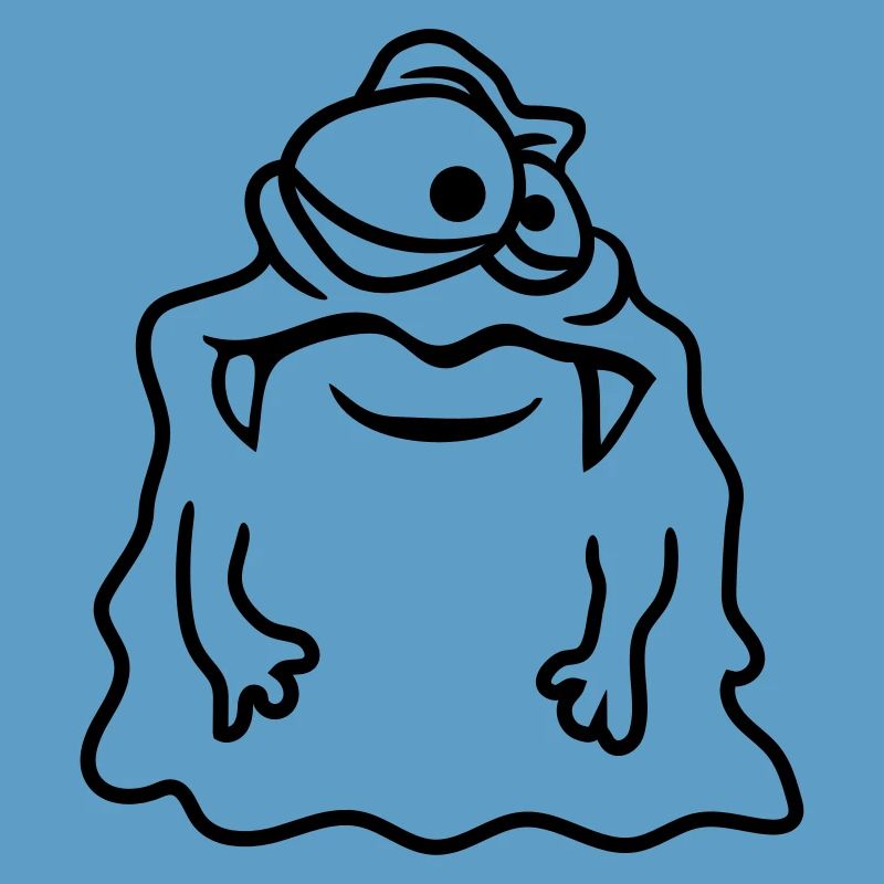 glibber mucus disgusting slimy face head mons