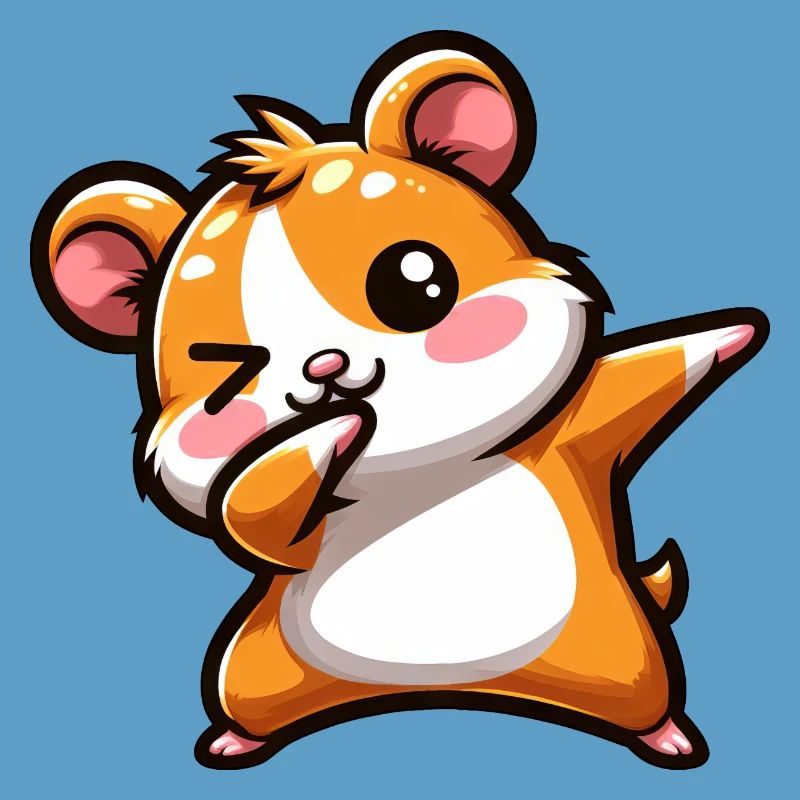 Hamster Dab Cochon d’Inde Cool Dabbing